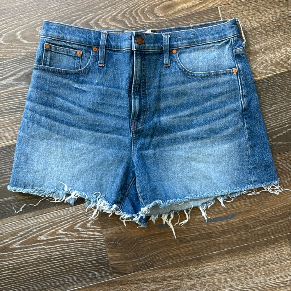 Madewell Denim Frayed Hem Women's Shorts